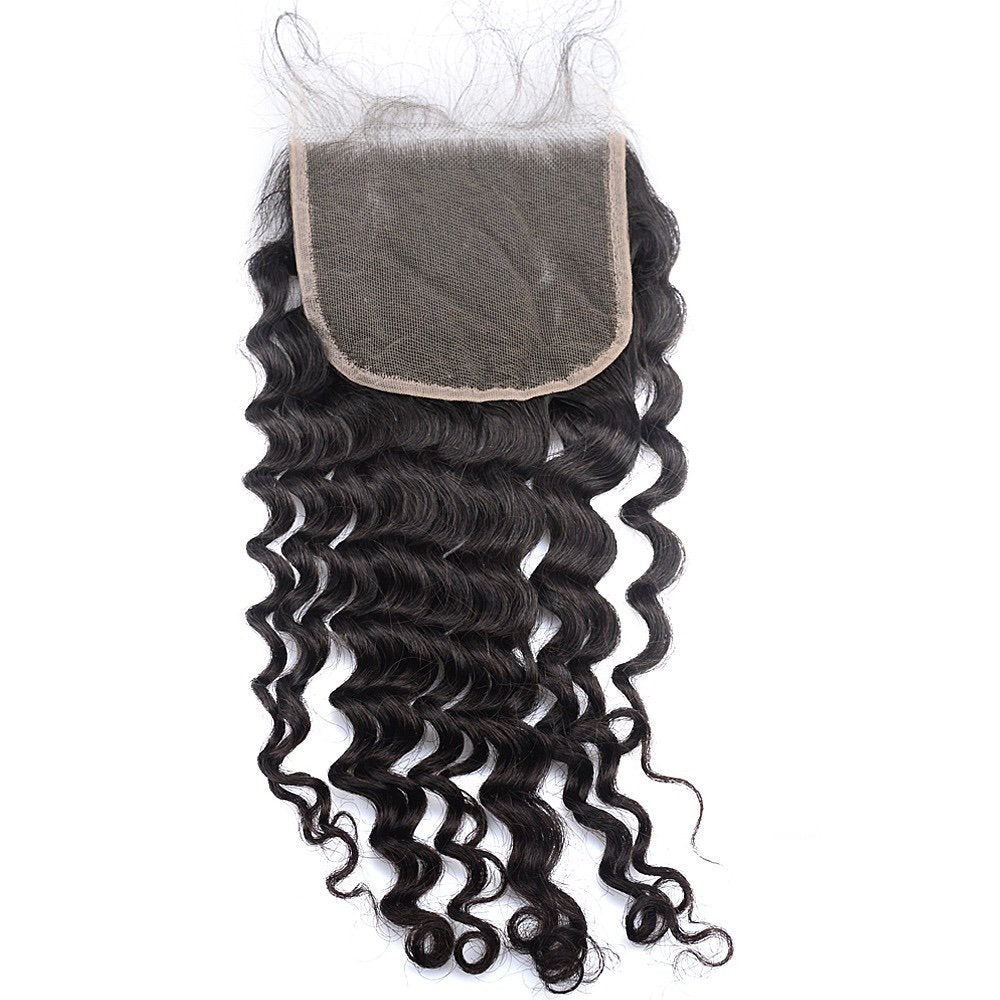 WATER WAVE AND KINKY STRAIGHT CLOSURE